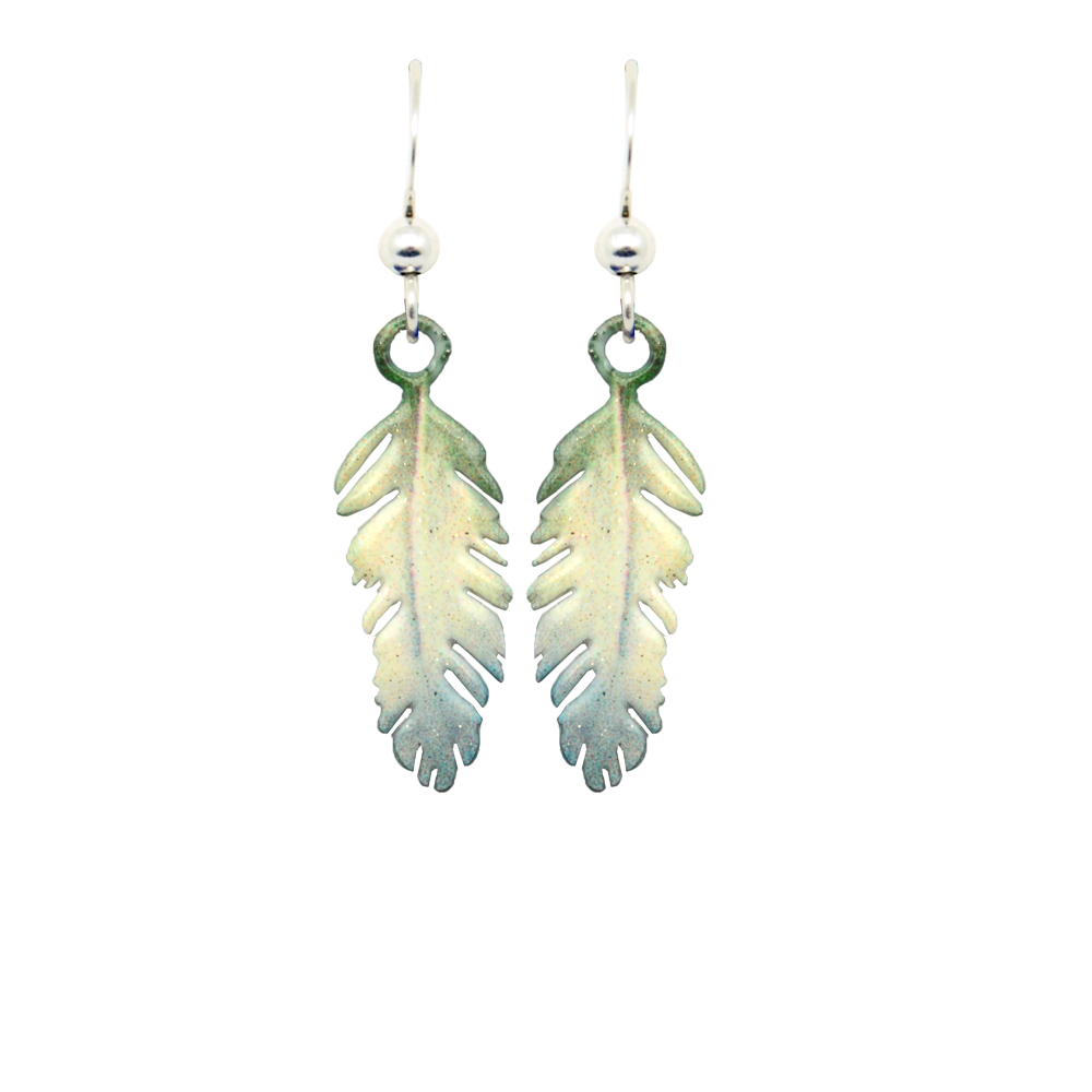 Green Rain Feather