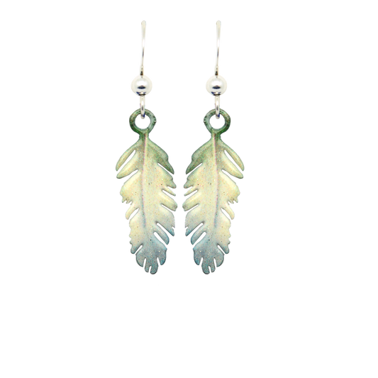 Green Rain Feather
