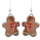 Gingerbread Man Earrings