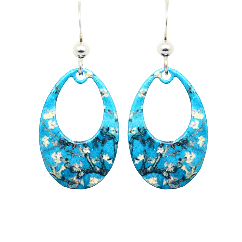 Almond Blossoms Earrings #2271 by d'ears