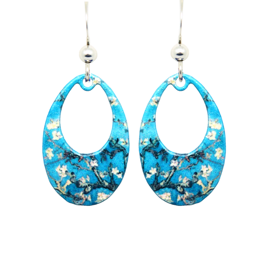 Almond Blossoms Earrings #2271 by d'ears