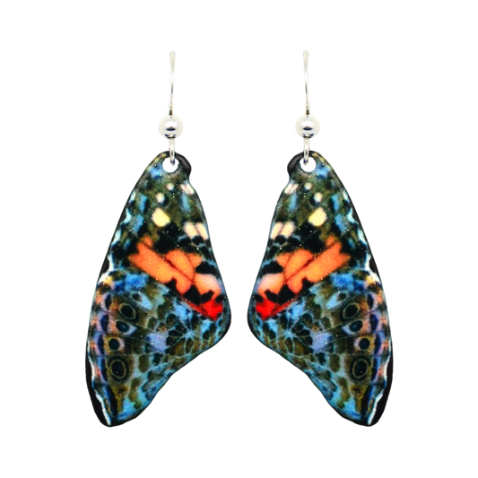 Beautiful Butterfly Earrings, Sterling Silver Earwires, Item# 2304