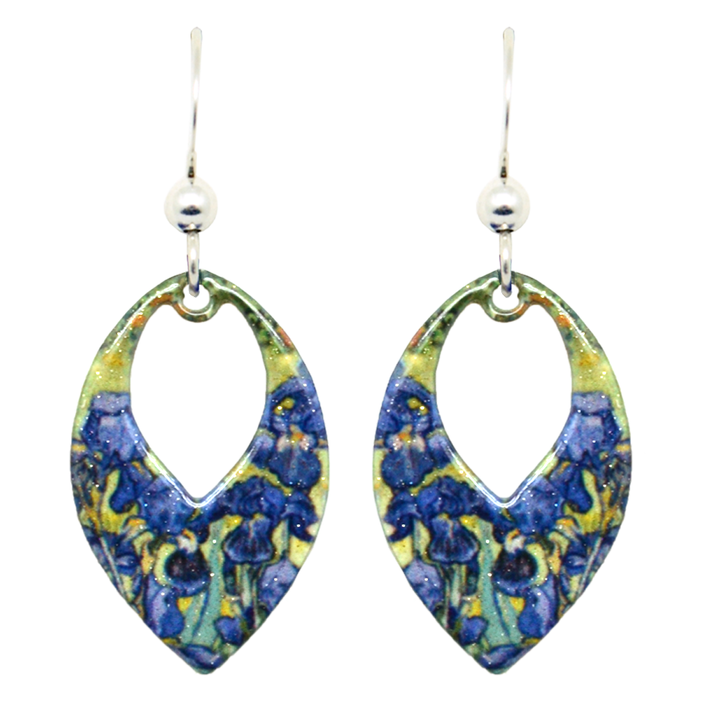 Irises Earrings #2308 by d'ears