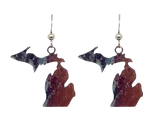 MI State, Copper Earrings, #2384