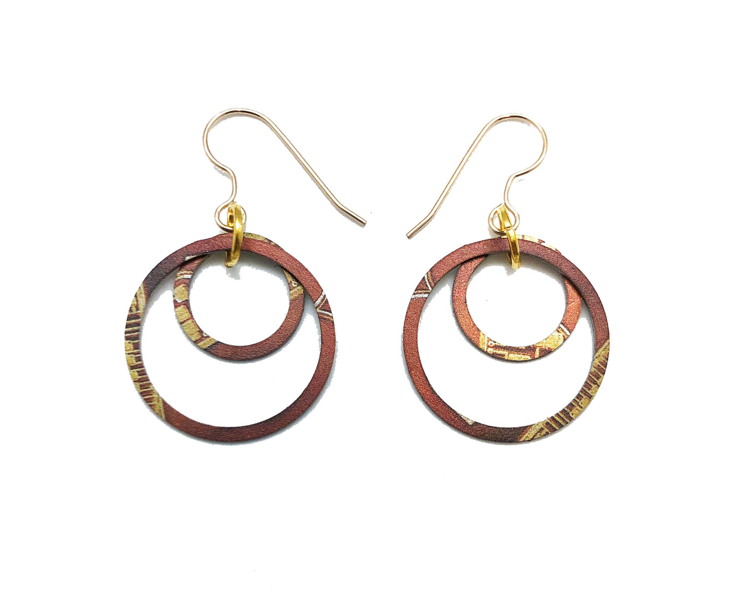 Bitcoin Hoop Earrings by d'ears