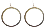 Bitcoin Hoop Earrings by d'ears