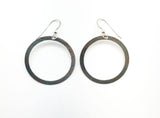 Turquoise Patina Hoop Earrings by d'ears