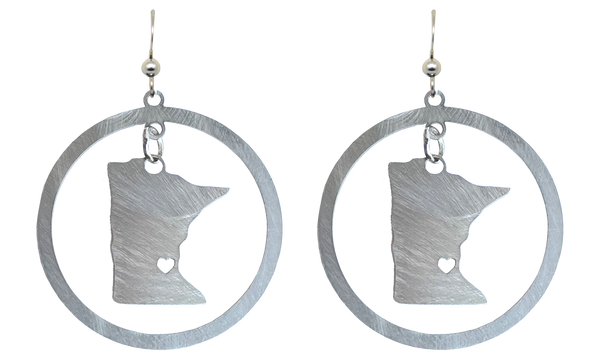 Minnesota Hoop Earrings by d'ears, 2654