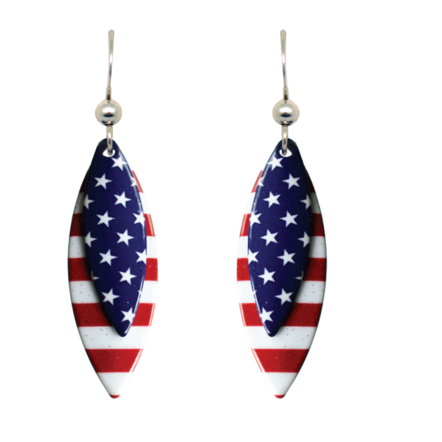 Stars & Stripes earrings #3015