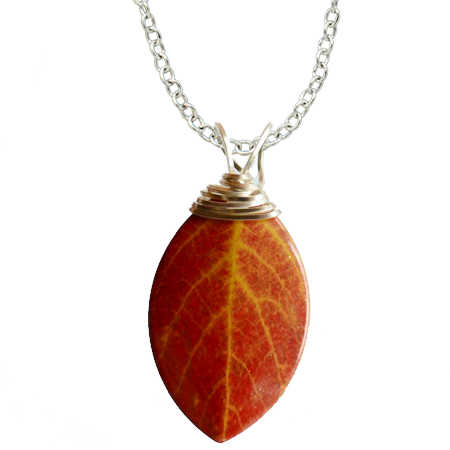 Autumn Leaf Necklace, Item# 4077X