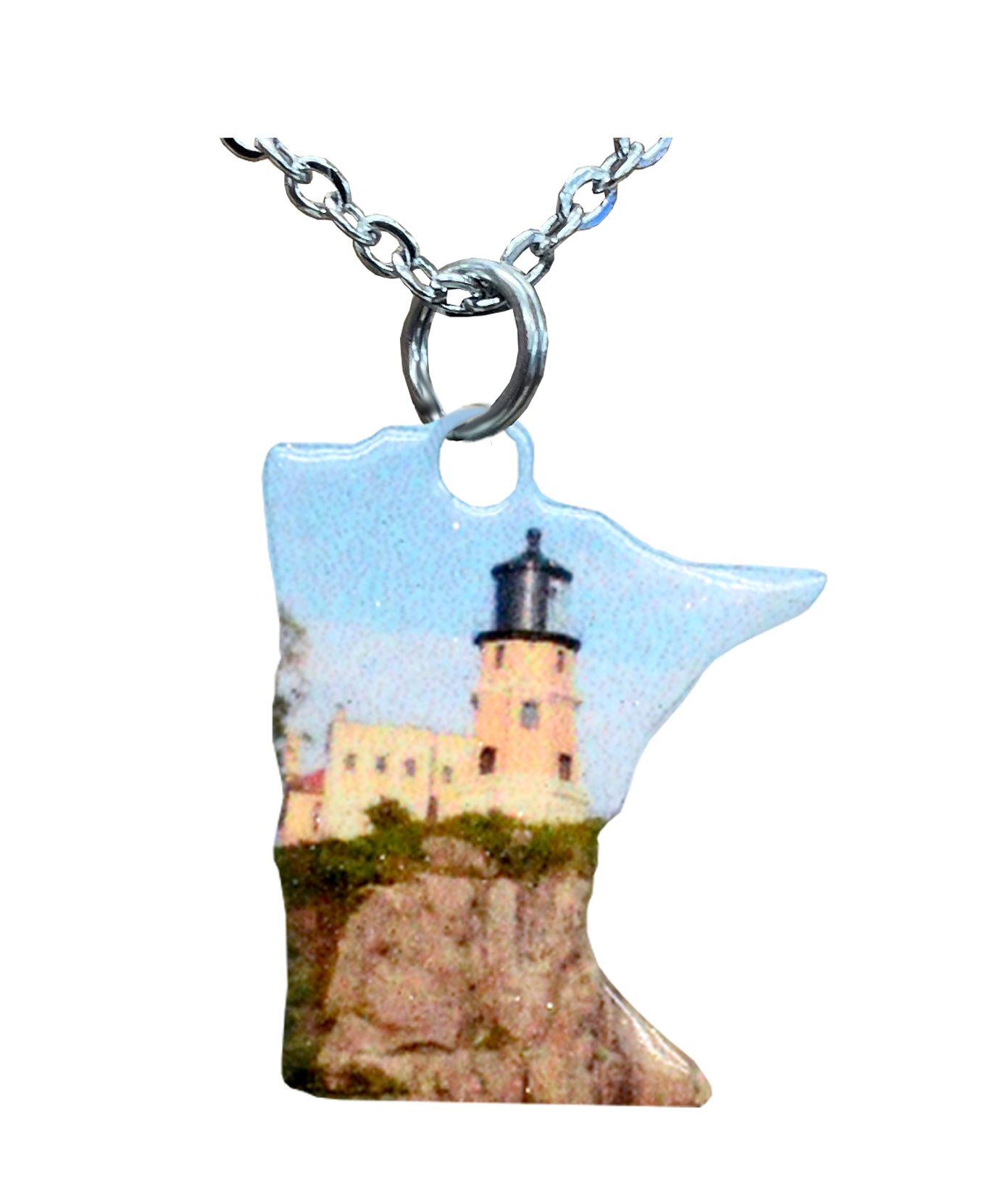 MN, Split Rock Lighthouse, Large Necklace #4086X