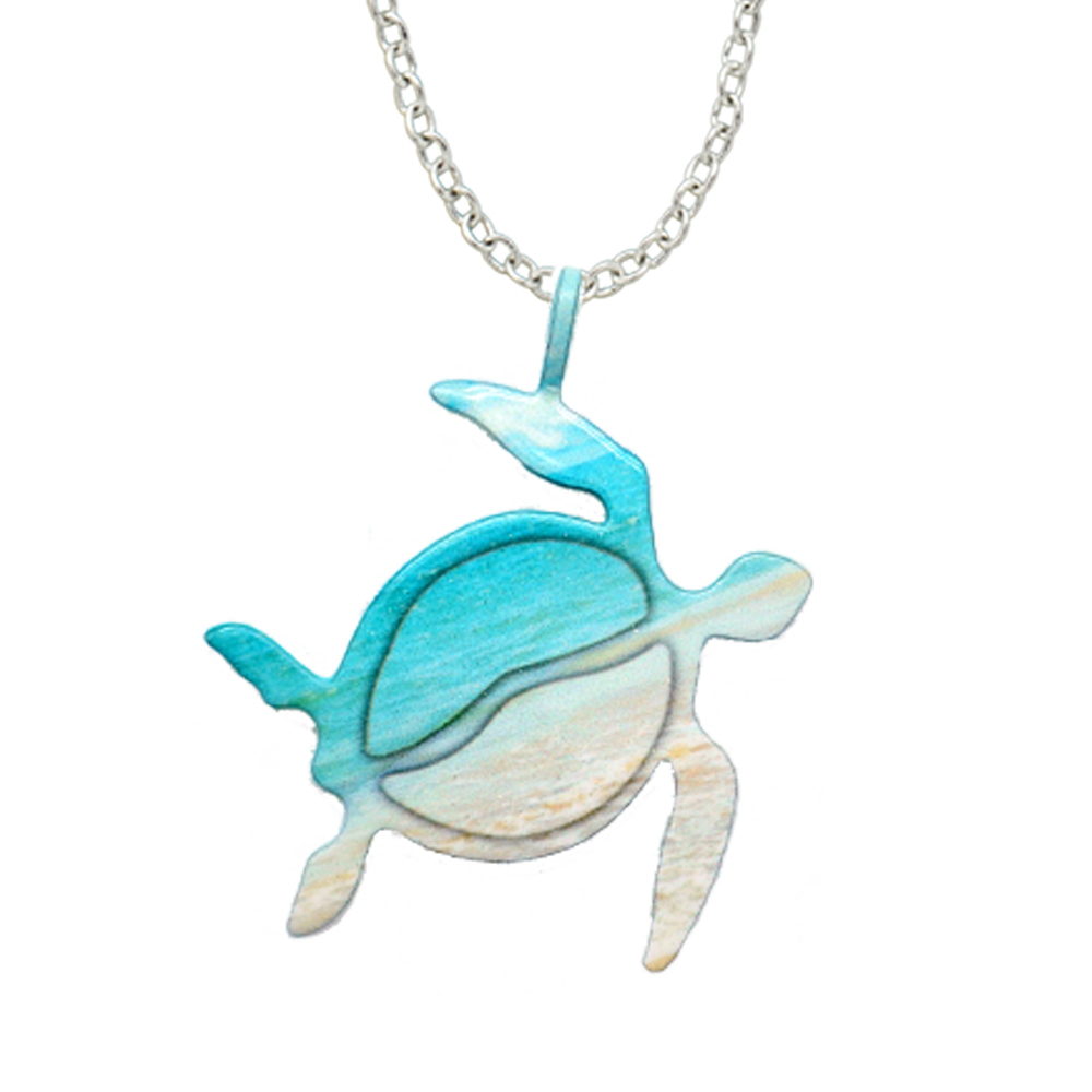Beach Honu Turtle Necklace, Item# 4115X
