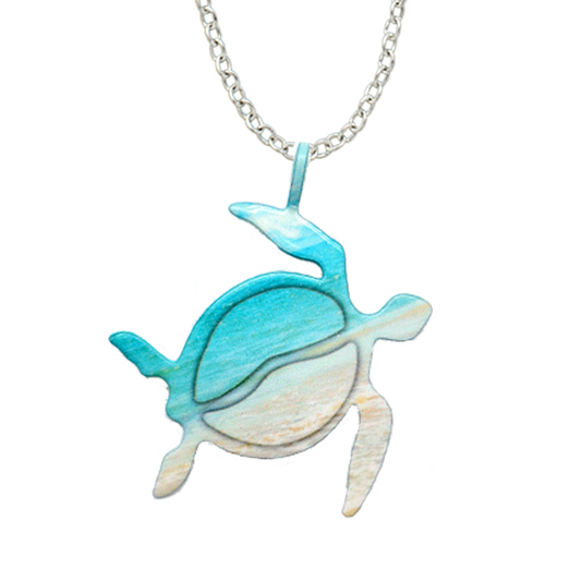 Beach Honu Turtle Necklace, Item# 4115X