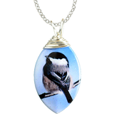 Black-capped Chickadee Necklace, Item# 4151X
