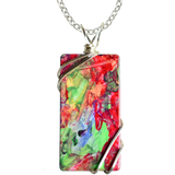 Alaso Rectangle Necklace, Item# 4172X