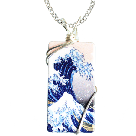 The Great Wave - Necklace #4273X by d'ears