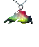Lake Superior Rainbow, Large Necklace #4308X