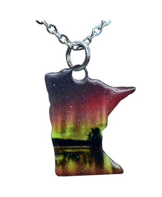 MN, Birch Lake, Large Necklace #4324X