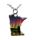 MN, Birch Lake, Large Necklace #4324X
