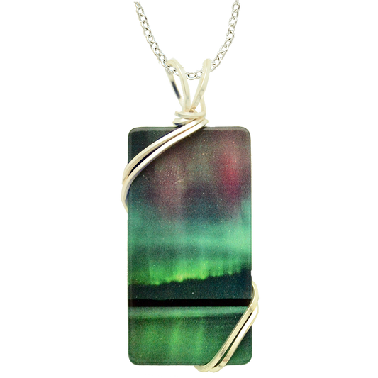 Border Patrol Rectangle Necklace, Item# 4433X