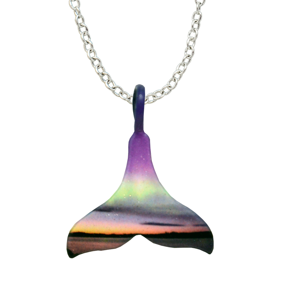 Morning Light Whale Tail Necklace