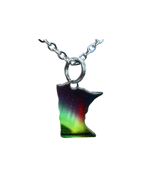 MN, Small, Rainbow, Necklace #4542X