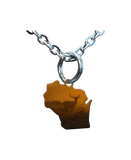 WI, Buck at Dawn, Small Necklace #4561X