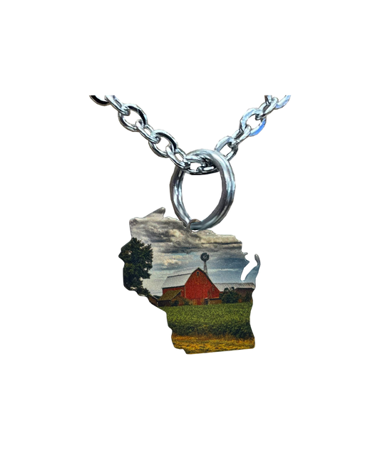 WI, Farm, Small Necklace #4563X