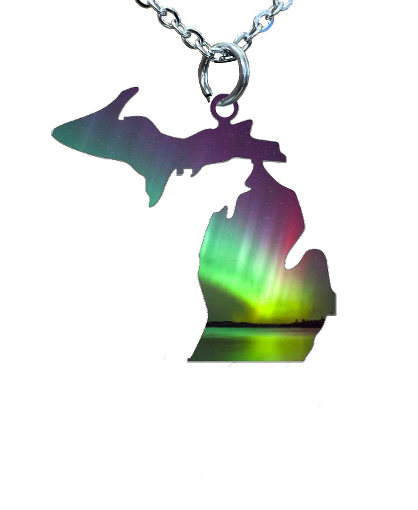 MI State, Rainbow Large Necklace #4589X