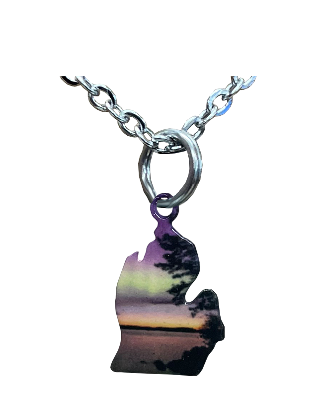 Lower MI, Morning Light, Small Necklace #4667X