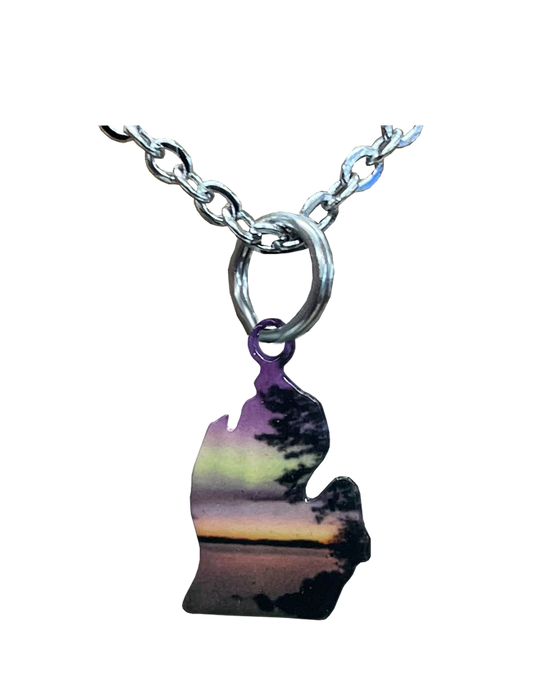 Lower MI, Morning Light, Small Necklace #4667X