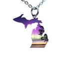 MI State, Morning Light, small Necklace #4668X