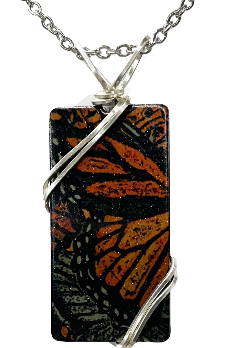 Monarch wired necklace, #4744X