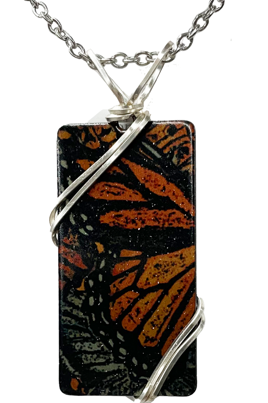 Monarch wired necklace, #4744X