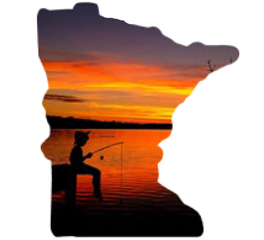 MN, Gone Fishing, Magnet #9534