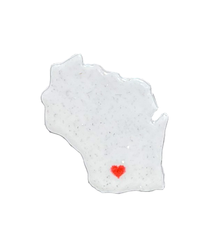 WI, I heart Wisconsin, Pin #6039