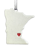 I heart Minnesota Ornament 2.5 inch, #8000