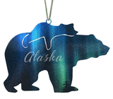 Alaska Aurora Bear and Cub 4 inch ornament 8147AK