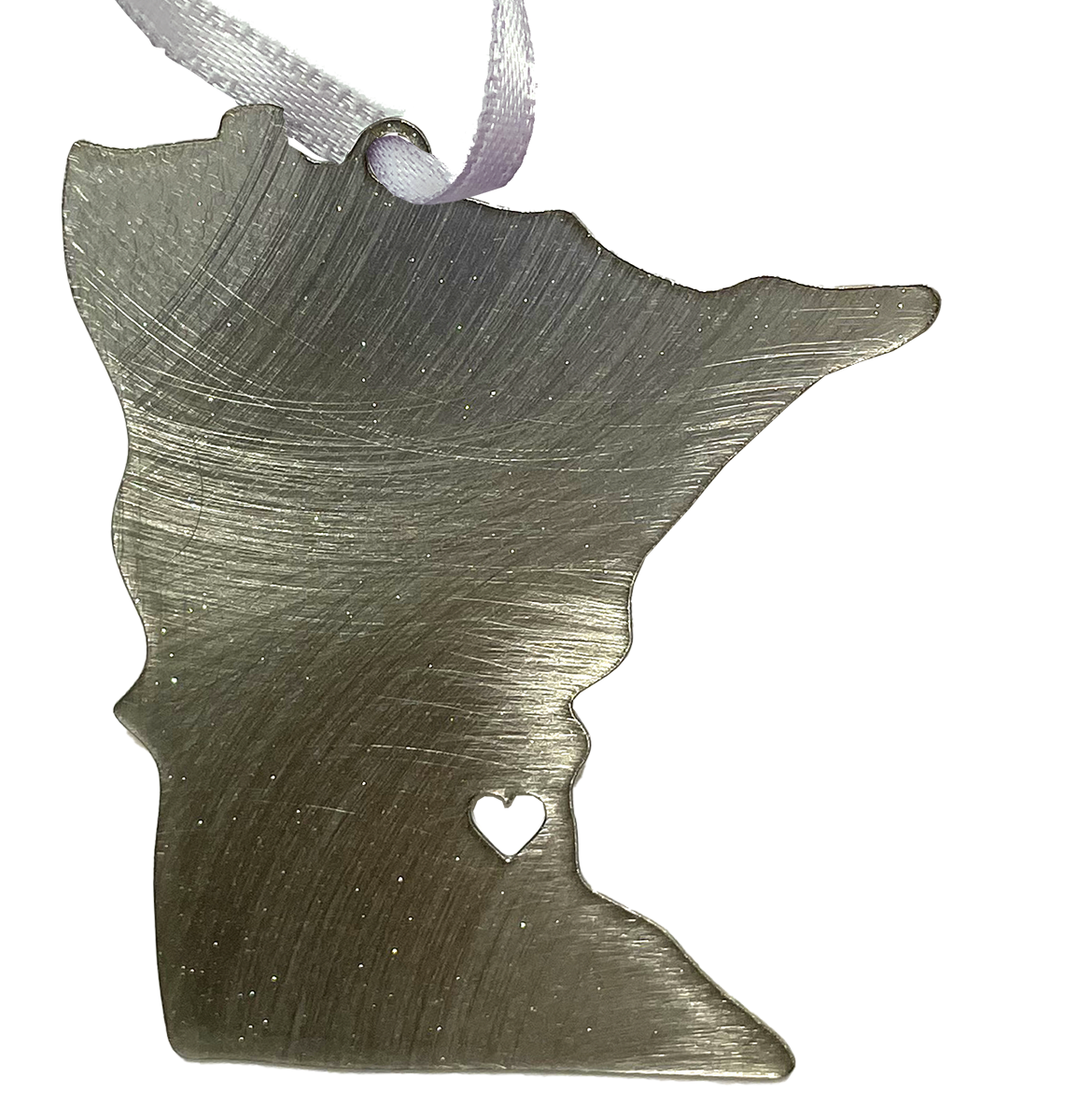 I heart Minnesota Stainless Steel, Ornament 2.5 inch, #8178