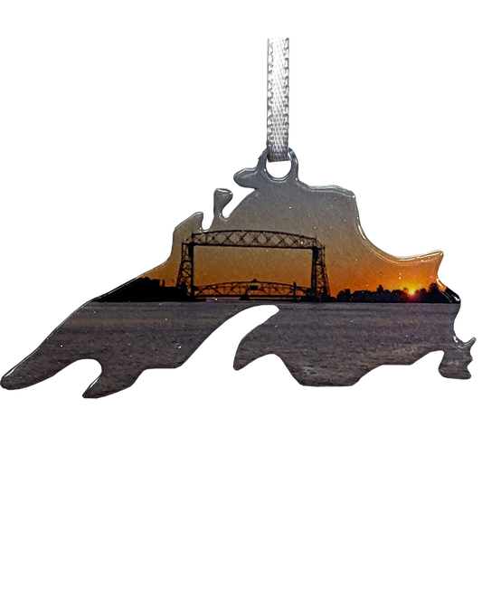 Lake Superior Duluth Lift Bridge, Ornament, #8186