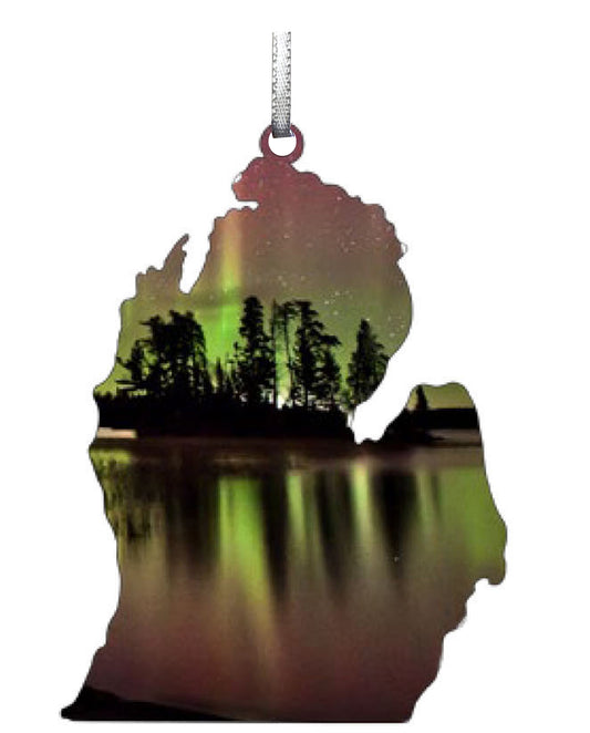 Lower MI, Birch Lake Ornament 3" #8202