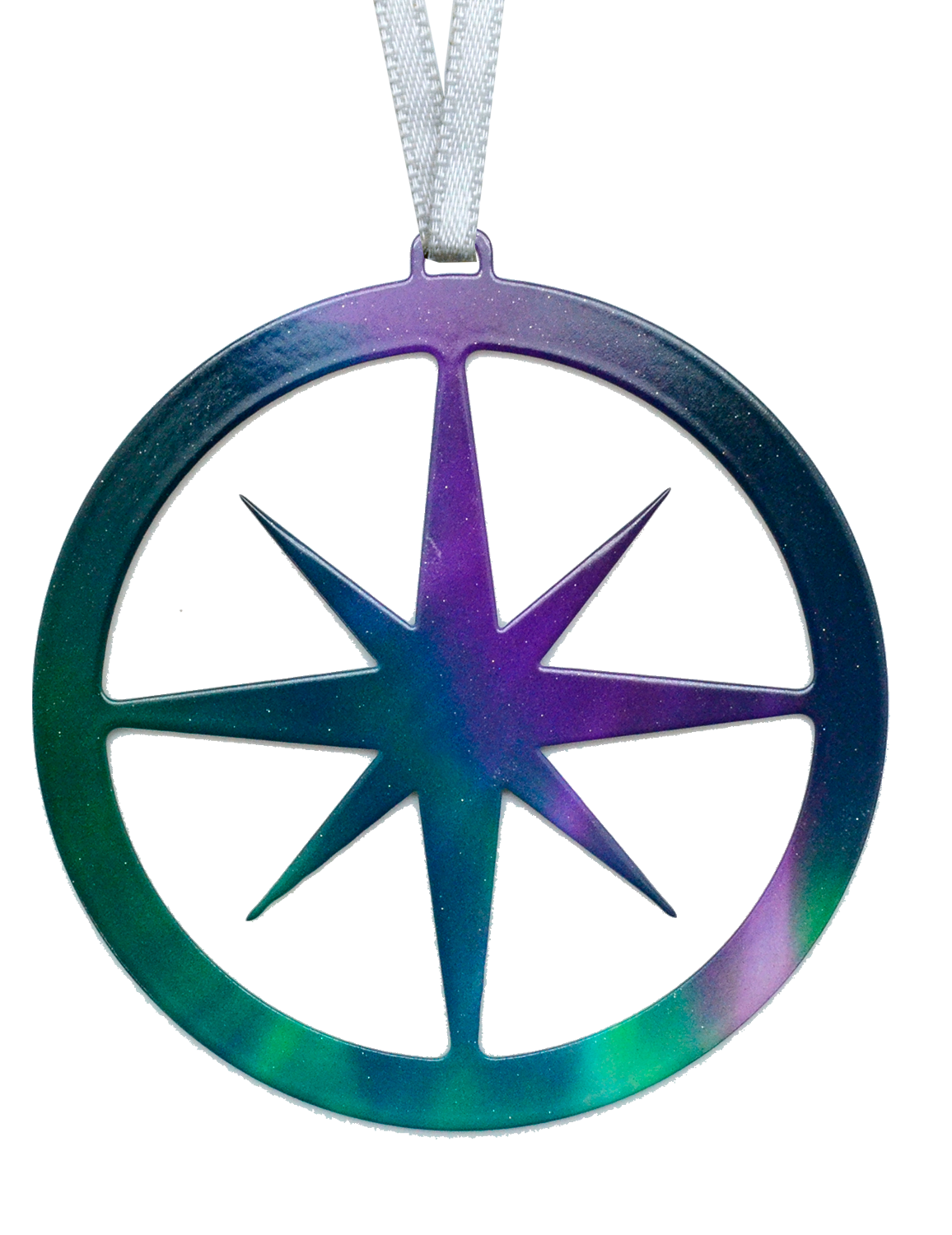 Fire & Ice Compass 4 inch ornament