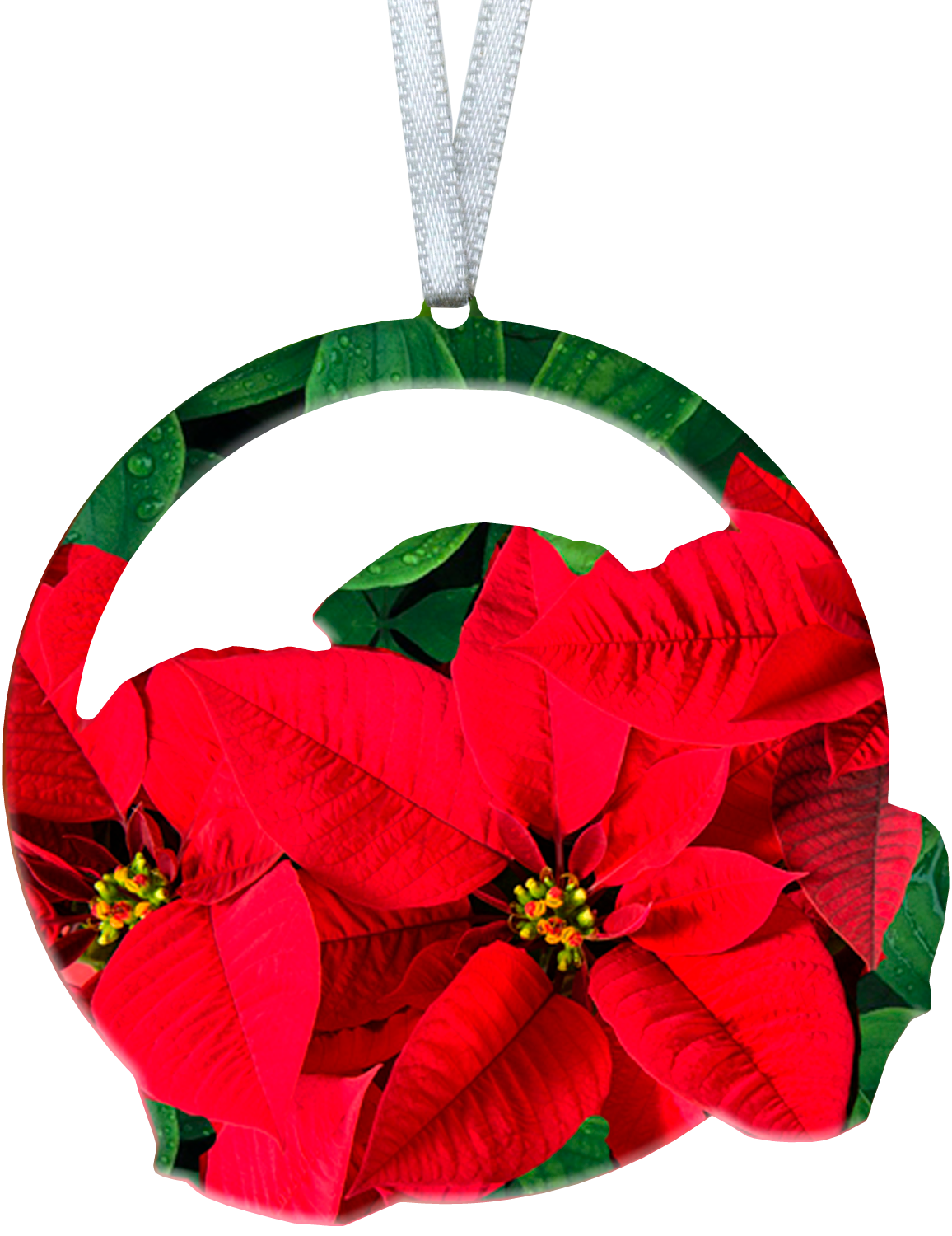 Poinsettia 4 inch ornament