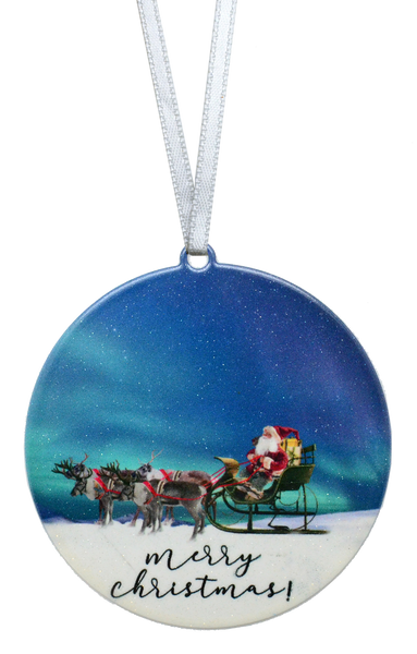 Aurora Christmas Santa 4 inch ornament, Item# 8252