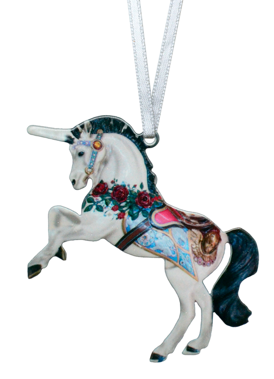 Carousel Unicorn 4 inch ornament, Item# 8235