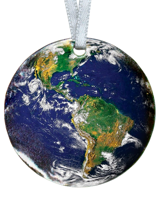 Earth 4 inch ornament
