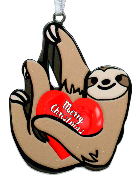 Sloth 4 inch ornament