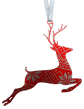 Christmas Sweater Reindeer 4 inch ornament, Item# 8312