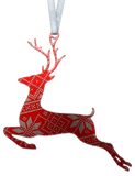 Christmas Sweater Reindeer 4 inch ornament, Item# 8312