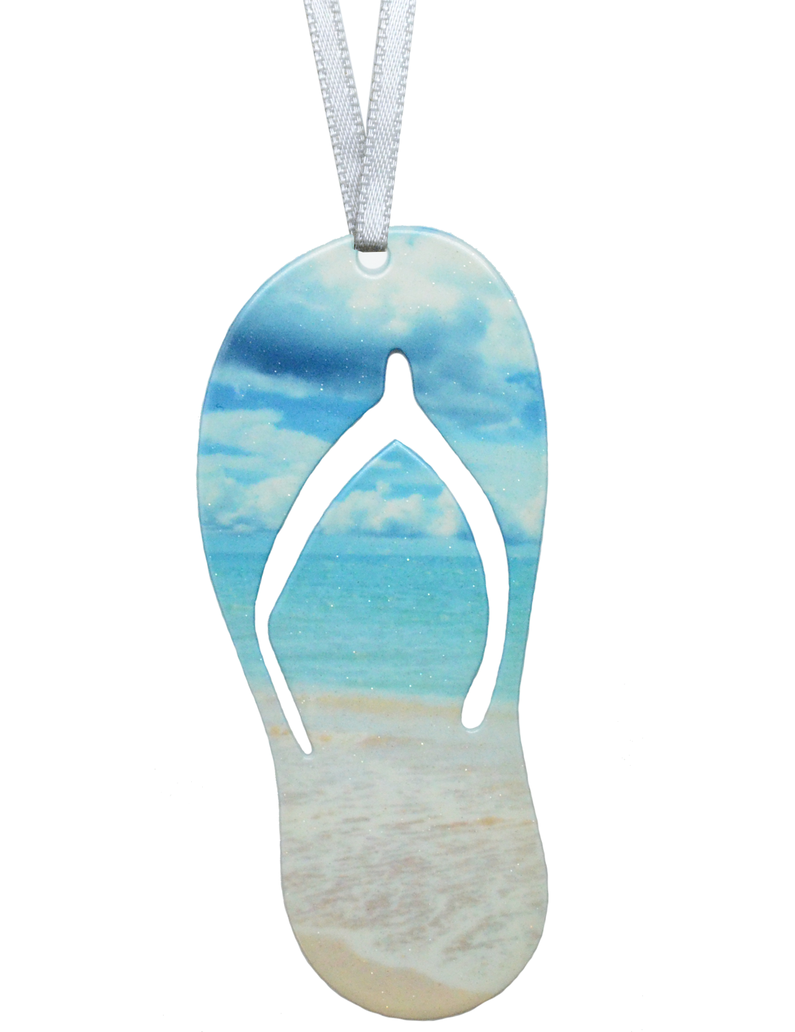 Beach Sandal 4 inch ornament, Item# 8314